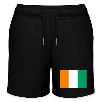 Ivory Coast - Kids Organic Sweat Shorts by Stanley/Stella - black - Front