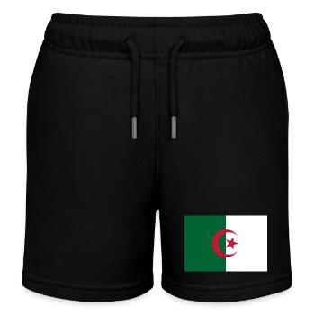 Algeria - Kids Organic Sweat Shorts by Stanley/Stella - black - Front