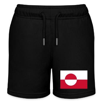 Groenland - Short de jogging enfant bio Stanley/Stella - noir - Devant