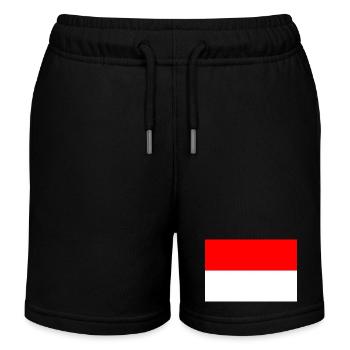 Indonesia - Kids Organic Sweat Shorts by Stanley/Stella - black - Front