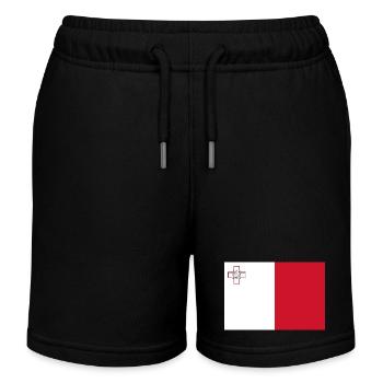 Malte - Short de jogging enfant bio Stanley/Stella - noir - Devant