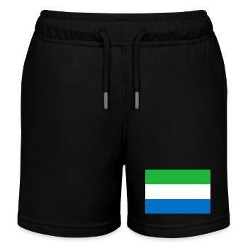 Sierra Leone - Kinder Organic Joggingshorts Mini Bolter von Stanley/Stella - Schwarz - Vorne