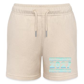 2027 - Kids Organic Sweat Shorts by Stanley/Stella - soft Ecru - Front