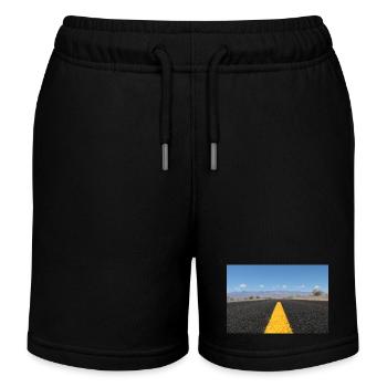 Route , Road Trip, Indémodable, j - Short de jogging enfant bio Stanley/Stella - noir - Devant