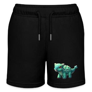 BIG - Kids Organic Sweat Shorts by Stanley/Stella - black - Front