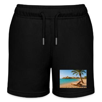 Soma Bay - Kinder Organic Joggingshorts Mini Bolter von Stanley/Stella - Schwarz - Vorne