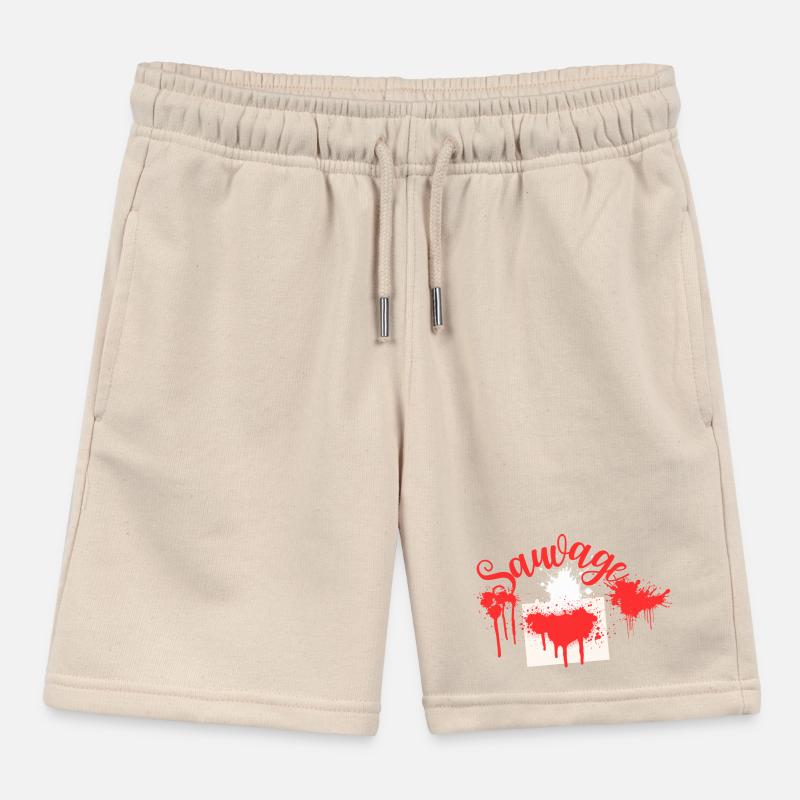 DZIKI Szorty dresowe dziecięce bio Stanley/Stella