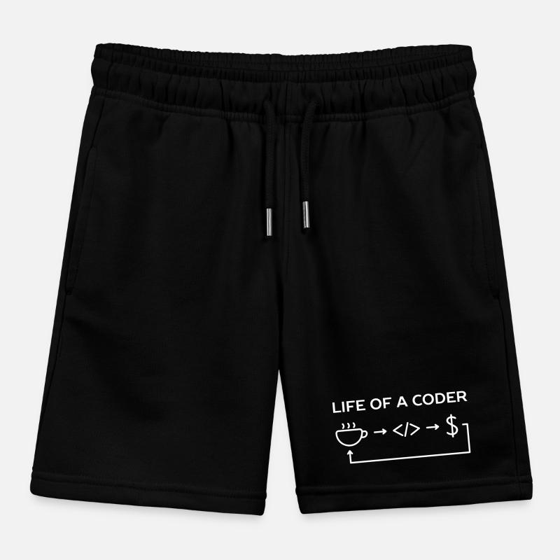 Vie de programmeur d'une chemise de codeur Short de jogging enfant bio Stanley/Stella
