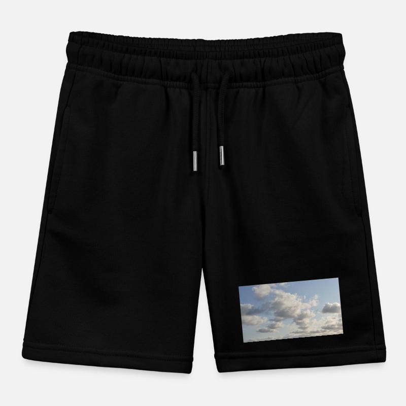 Sky Soft Clouds Kids Organic Sweat Shorts by Stanley/Stella