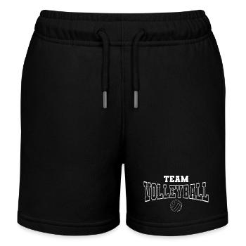 Équipe de volleyball - Short de jogging enfant bio Stanley/Stella - noir - Devant