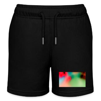 Étoile heureuse - Short de jogging enfant bio Stanley/Stella - noir - Devant