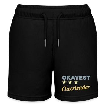 Average cheerleader - Kids Organic Sweat Shorts by Stanley/Stella - black - Front