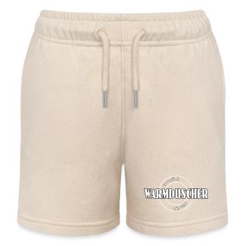 Warmduscher - Kinder Organic Joggingshorts Mini Bolter von Stanley/Stella - Natur - Vorne