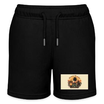 Marokkanisches Vintage-Lounge-Café - Kinder Organic Joggingshorts Mini Bolter von Stanley/Stella - Schwarz - Vorne
