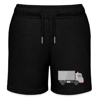 Camion de livraison - Short de jogging enfant bio Stanley/Stella - noir - Devant