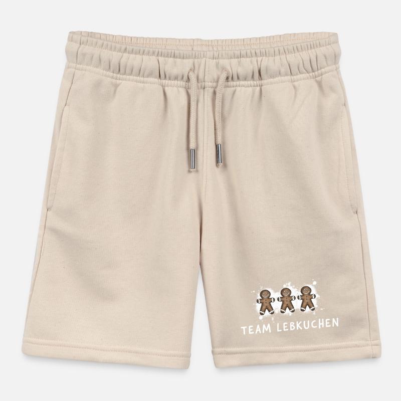 Team Lebkuchen – Plätzchen Schleckermäulchen süß Kinder Organic Joggingshorts Mini Bolter von Stanley/Stella