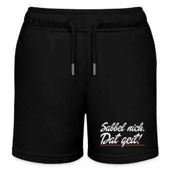 Dat geit - Kinder Organic Joggingshorts Mini Bolter von Stanley/Stella - Schwarz - Vorne