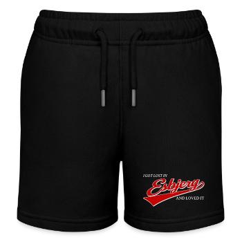 Ich habe mich in Esbjerg verlaufen und es geliebt - Kinder Organic Joggingshorts Mini Bolter von Stanley/Stella - Schwarz - Vorne