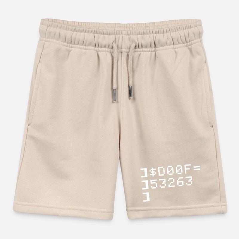 DOOF 8-Bit Code Nerd Pixel Terminal Retro Kinder Organic Joggingshorts Mini Bolter von Stanley/Stella