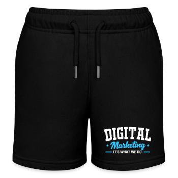 Digital Marketing Manager - Kinder Organic Joggingshorts Mini Bolter von Stanley/Stella - Schwarz - Vorne