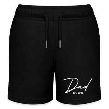 Vater geschätzt 2026 Vater-Sende-Vatertag - Kinder Organic Joggingshorts Mini Bolter von Stanley/Stella - Schwarz - Vorne