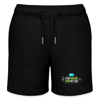 Kein Backup Kein Mitleid Informatik Informatiker - Kinder Organic Joggingshorts Mini Bolter von Stanley/Stella - Schwarz - Vorne