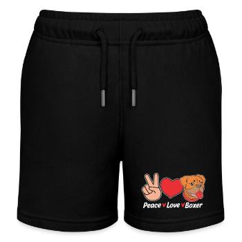Chien Boxer - Short de jogging enfant bio Stanley/Stella - noir - Devant