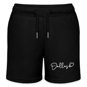 Dallas Heartbeat, Texas - Short de jogging enfant bio Stanley/Stella - noir - Devant