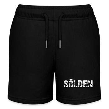 Sölden Berge Ötztal Österreich Alpen - Kinder Organic Joggingshorts Mini Bolter von Stanley/Stella - Schwarz - Vorne