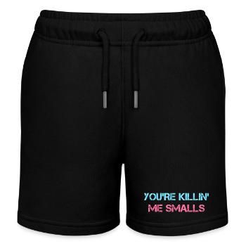 You're Killin' Me Smalls Grafik - Kinder Organic Joggingshorts Mini Bolter von Stanley/Stella - Schwarz - Vorne
