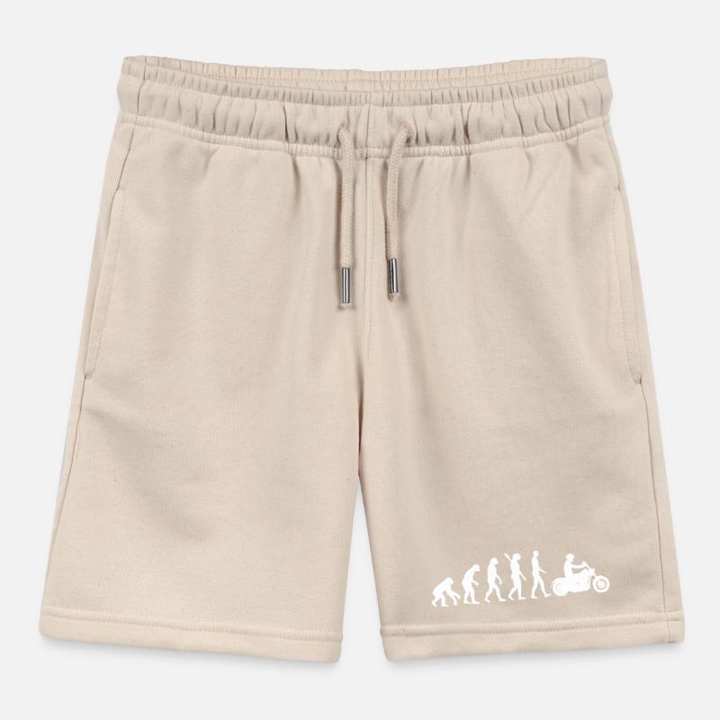 Evolution moto Graphique Short de jogging enfant bio Stanley/Stella
