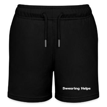 Les jurons sarcastiques aident - Short de jogging enfant bio Stanley/Stella - noir - Devant