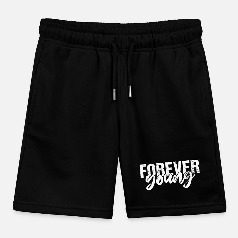 Forever Young Kids Organic Sweat Shorts by Stanley/Stella