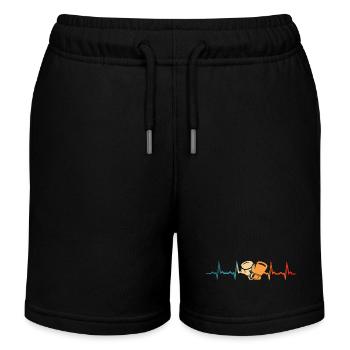 Cadeau de boxe pour boxeurs - Short de jogging enfant bio Stanley/Stella - noir - Devant