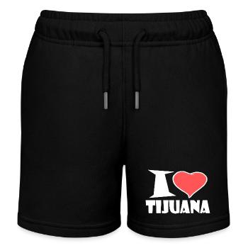 J'aime tijuana - Short de jogging enfant bio Stanley/Stella - noir - Devant