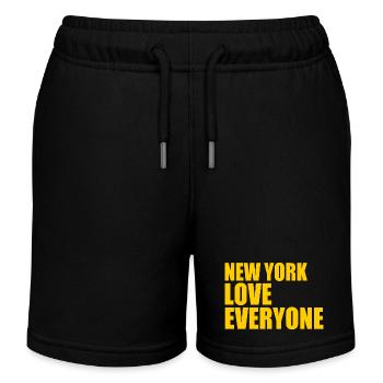 New York - Kids Organic Sweat Shorts by Stanley/Stella - black - Front