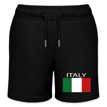 Italie - Short de jogging enfant bio Stanley/Stella - noir - Devant