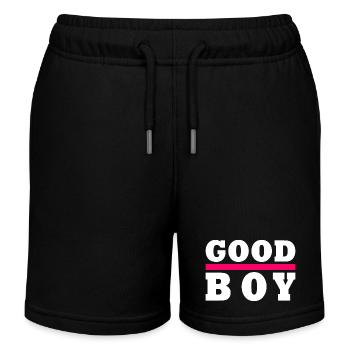Good boy - Kids Organic Sweat Shorts by Stanley/Stella - black - Front