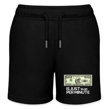 1 million de dollars, c’est seulement 1,90 $ par jour - Short de jogging enfant bio Stanley/Stella - noir - Devant