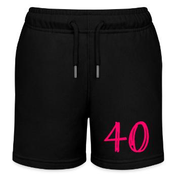 40 JAHRE. 40-jähriges Jubiläum. GEBURTSTAG 40 JAHRE. 40 - Kinder Organic Joggingshorts Mini Bolter von Stanley/Stella - Schwarz - Vorne