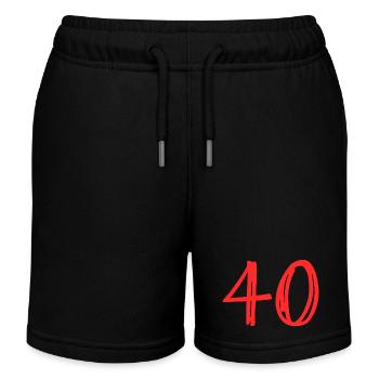 40 JAHRE. 40-jähriges Jubiläum. GEBURTSTAG 40 JAHRE. 40 - Kinder Organic Joggingshorts Mini Bolter von Stanley/Stella - Schwarz - Vorne