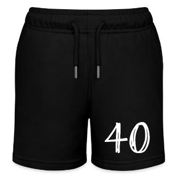 40 JAHRE. 40-jähriges Jubiläum. GEBURTSTAG 40 JAHRE. 40 - Kinder Organic Joggingshorts Mini Bolter von Stanley/Stella - Schwarz - Vorne
