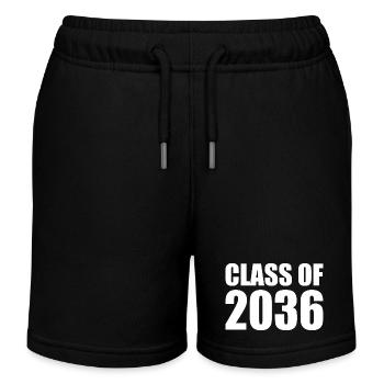 Class of 2036 - Kids Organic Sweat Shorts by Stanley/Stella - black - Front