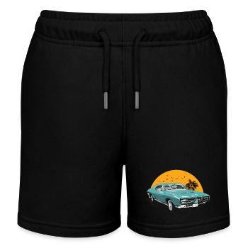 Oldtimer - Oldtimer - Kinder Organic Joggingshorts Mini Bolter von Stanley/Stella - Schwarz - Vorne