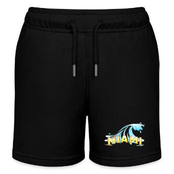 Miami - Short de jogging enfant bio Stanley/Stella - noir - Devant