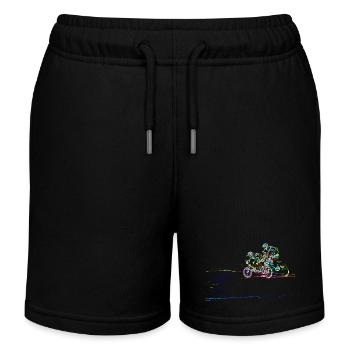 BMX - Kids Organic Sweat Shorts by Stanley/Stella - black - Front