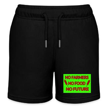 Bauer - Kinder Organic Joggingshorts Mini Bolter von Stanley/Stella - Schwarz - Vorne