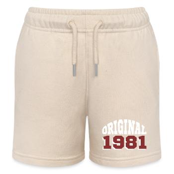Original 1981 - Kinder Organic Joggingshorts Mini Bolter von Stanley/Stella - Natur - Vorne