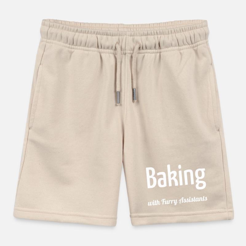 animal adaptations baking tutorials baking Kids Organic Sweat Shorts by Stanley/Stella