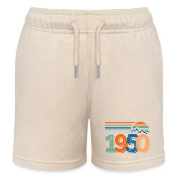 Limited edition 1950 - Kids Organic Sweat Shorts by Stanley/Stella - soft Ecru - Front
